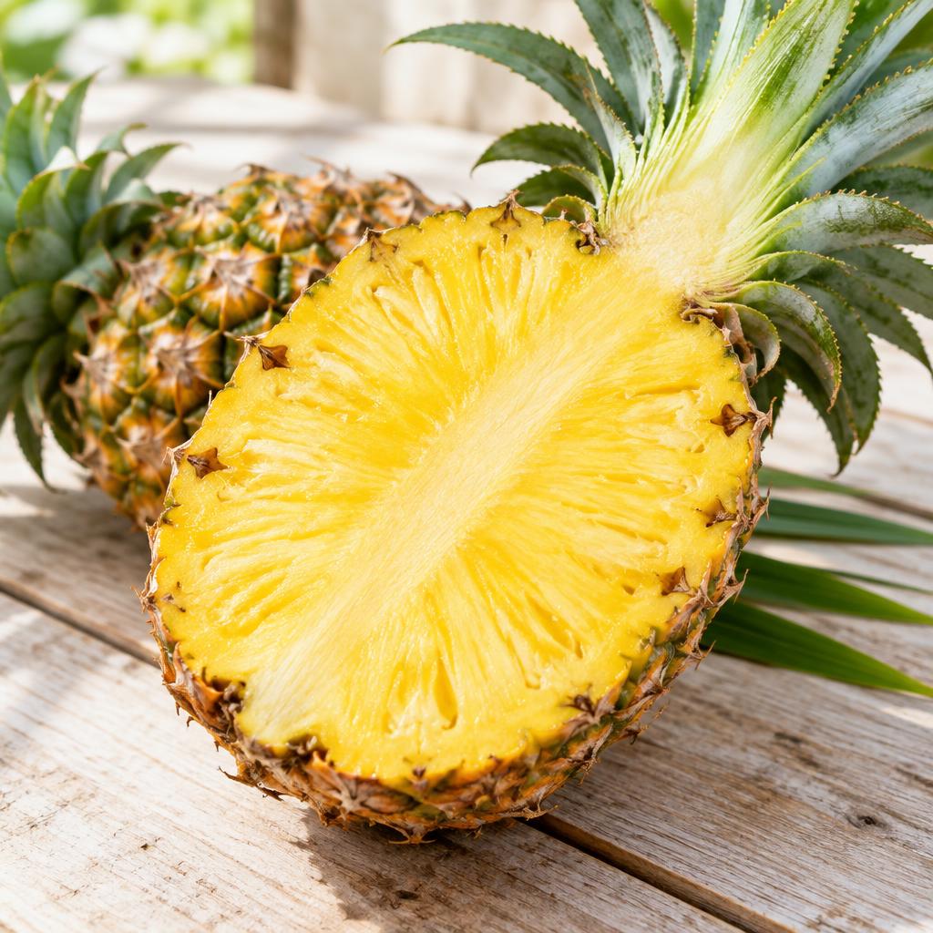 Piña partida